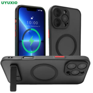 UYUXIO Magnetic Kickstand iPhone Case for iPhone 11–16