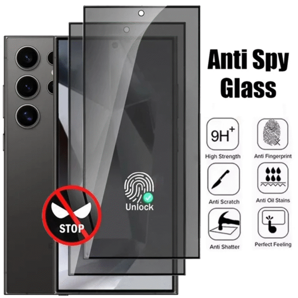 Privacy Tempered Glass Screen Protector for Samsung Galaxy