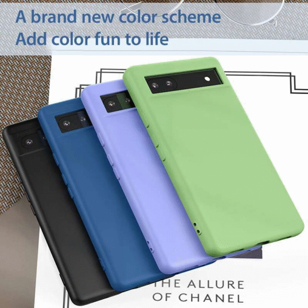 Pixel 9 XL Liquid Silicone Case – Shockproof Soft Bumper Cover for Google Pixel 6–9 Series - Image 3