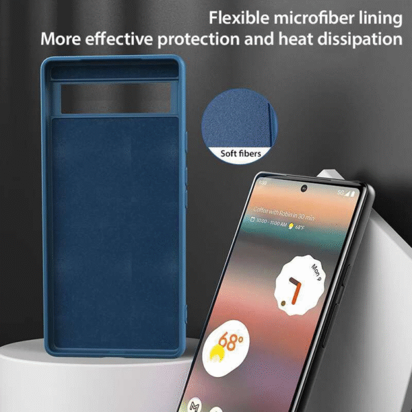 Pixel 9 XL Liquid Silicone Case – Shockproof Soft Bumper Cover for Google Pixel 6–9 Series - Image 4