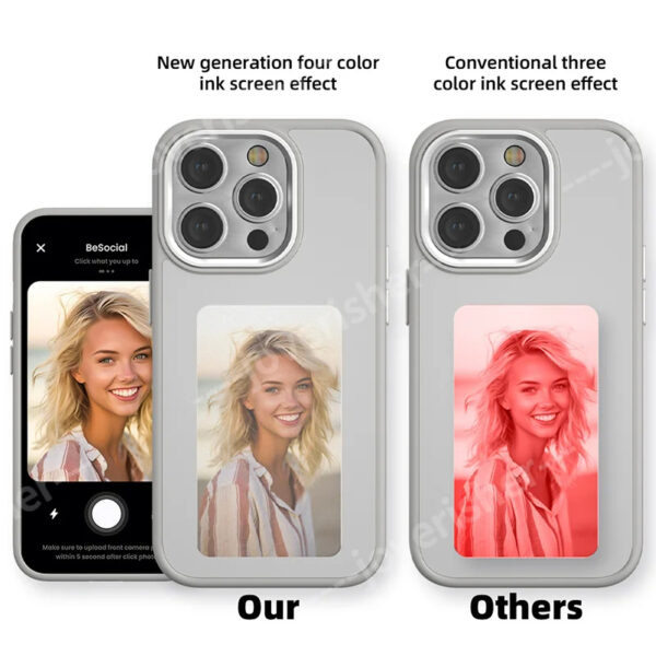 DIY NFC Picture Ink Phone Case for iPhone 13–16 Pro Max – Battery-Free Customizable Cover - Image 3