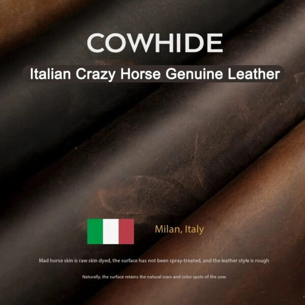 Melkco Crazy Horse Genuine Leather iPhone Case with MagSafe for iPhone 14/15/16 Pro Max - Image 7