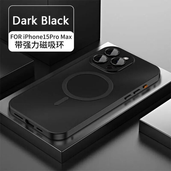 Luxury Metal Frame Phone Case for iPhone 13/14/15/16 Pro Max – Aluminum Back Cover - Image 5