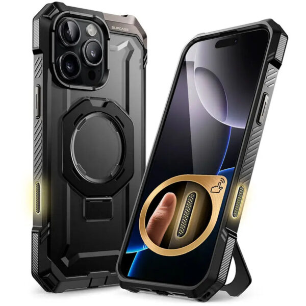 Rugged Magnetic SUPCASE for iPhone 16 Pro Max with Camera Control & Kickstand – UB Grip Series - Image 12