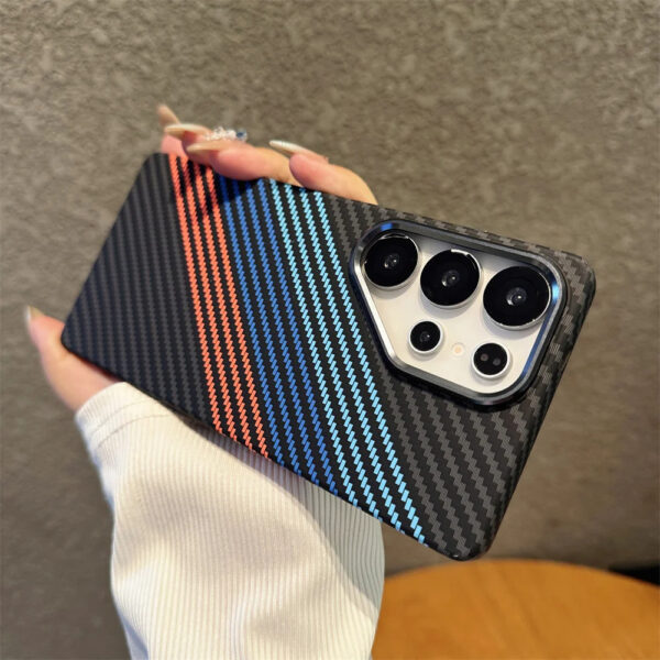 Kevlar Carbon Fiber Magnetic Samsung Case – MagSafe for S23+/S24/S25 Ultra - Image 6