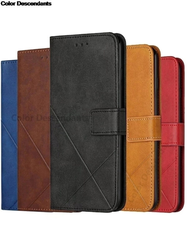 Flip Leather Wallet Phone Case in 5 Colors for Samsung Galaxy A Series