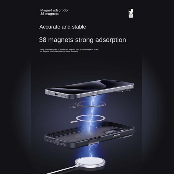 MagSafe charging visual with Kevlar iPhone case