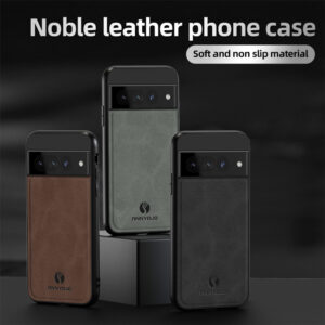 Noble Leather Phone Case for Google Pixel – Brown, Green, Black