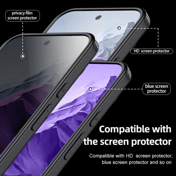 Pixel case screen protector compatible