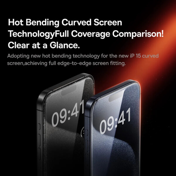 Full Coverage iPhone 15/16 Edge Screen Protector