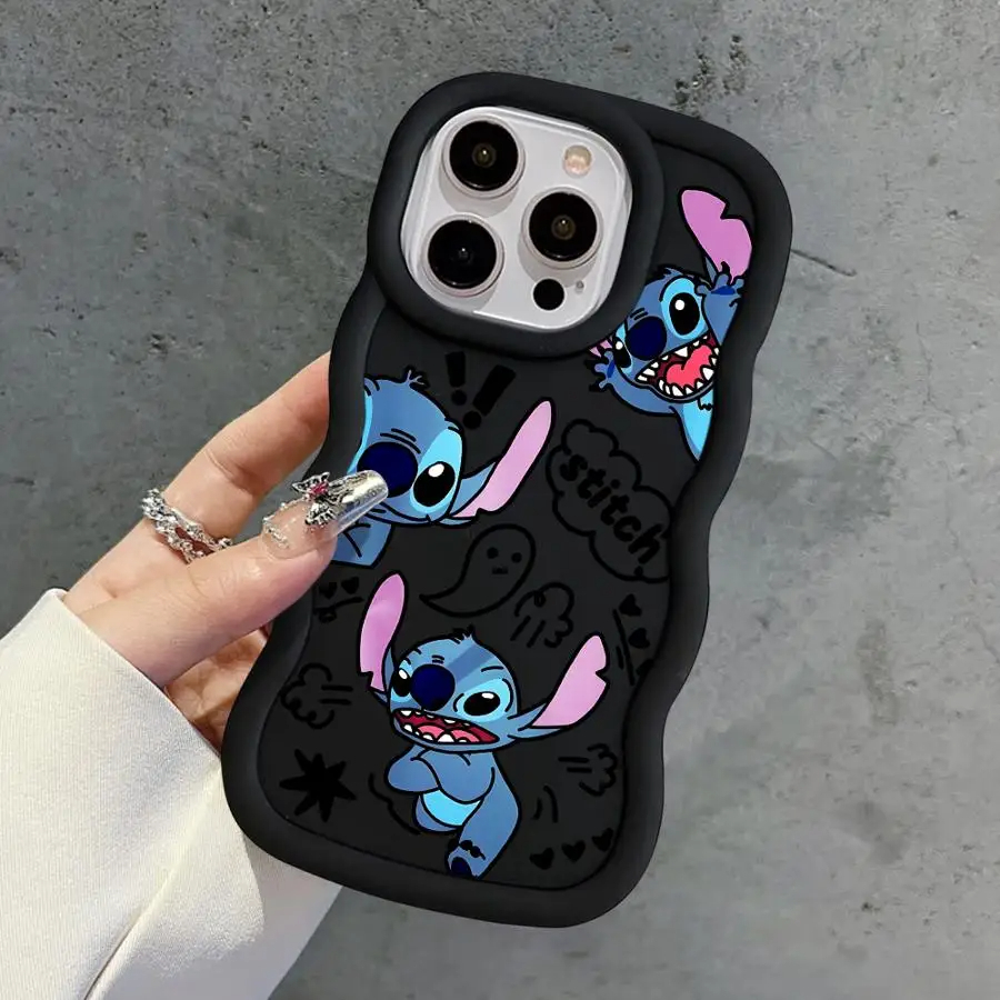 Cute 3D Stitch iPhone Case