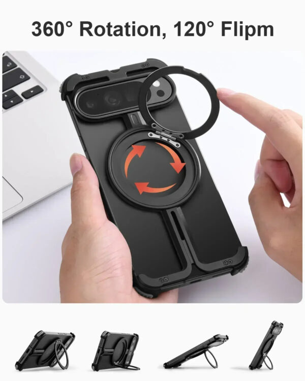 360° ring rotation on Pixel 9 case