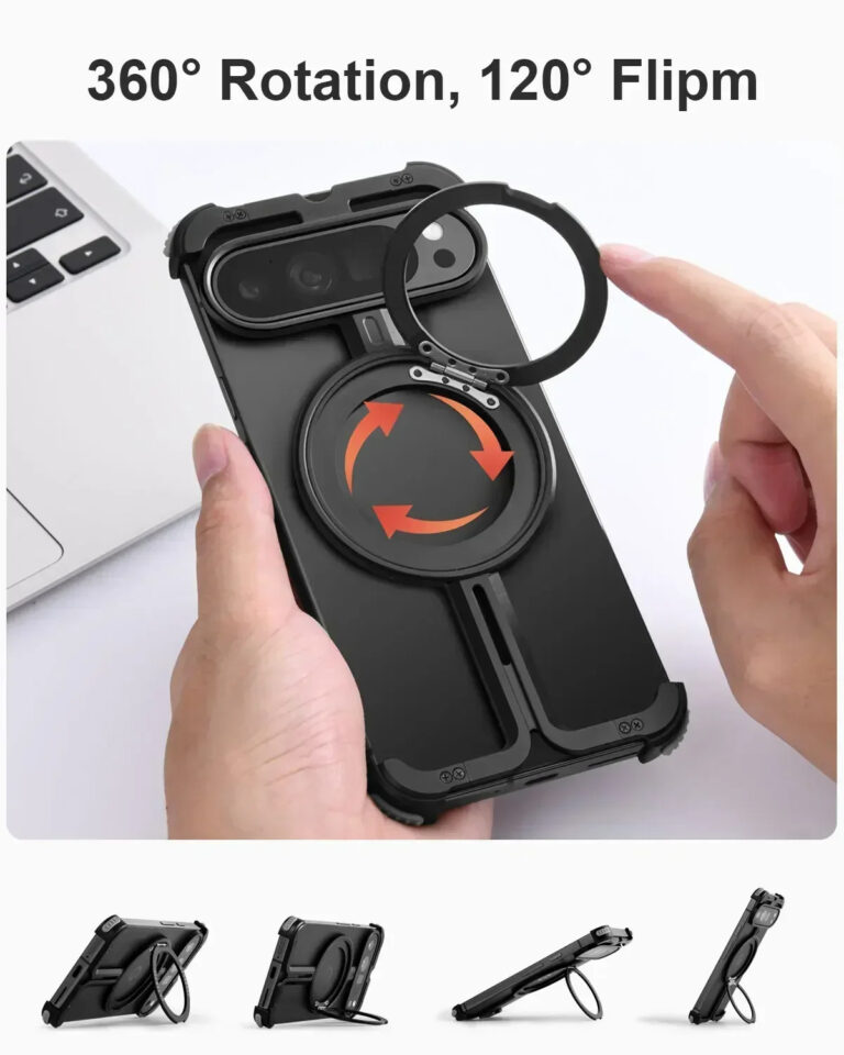 360° ring rotation on Pixel 9 case