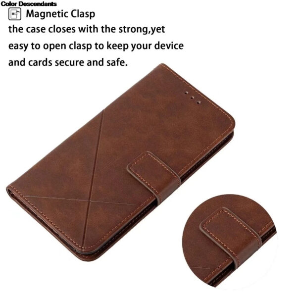 Magnetic clasp detail for security and easy access