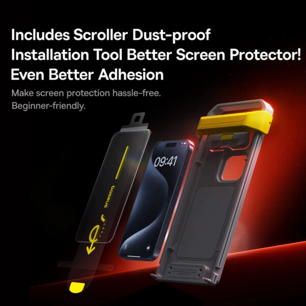 Dust-Proof Installation Tool for Tempered Glass