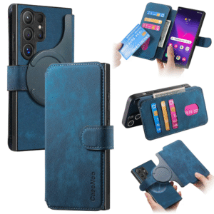 2-in-1 Detachable Wallet Case for Samsung Galaxy S24/S23 Ultra.
