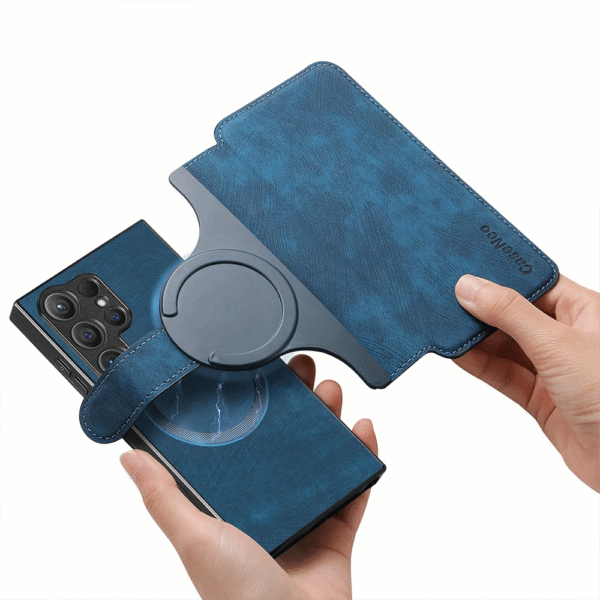 2-in-1 Detachable Wallet Case for Samsung Galaxy S24/S23 Ultra.