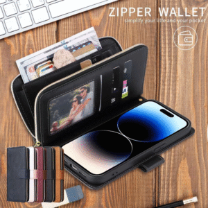 Zipper Wallet Phone Case for Samsung