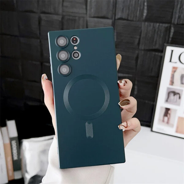 Matte Magnetic Case for Samsung Galaxy S21–S25