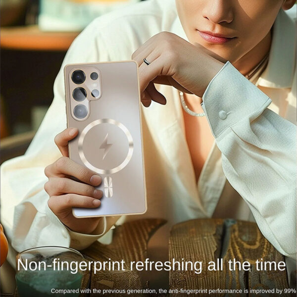 White AG Matte Samsung Case for Galaxy