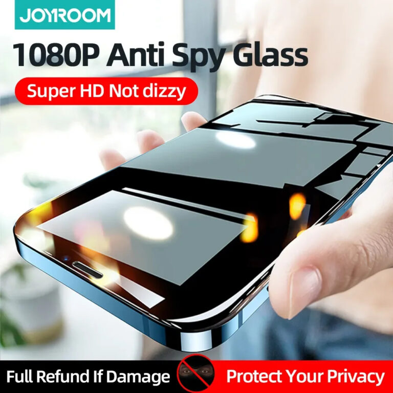 Joyroom anti-spy screen protector for iPhone with 1080P HD clarity