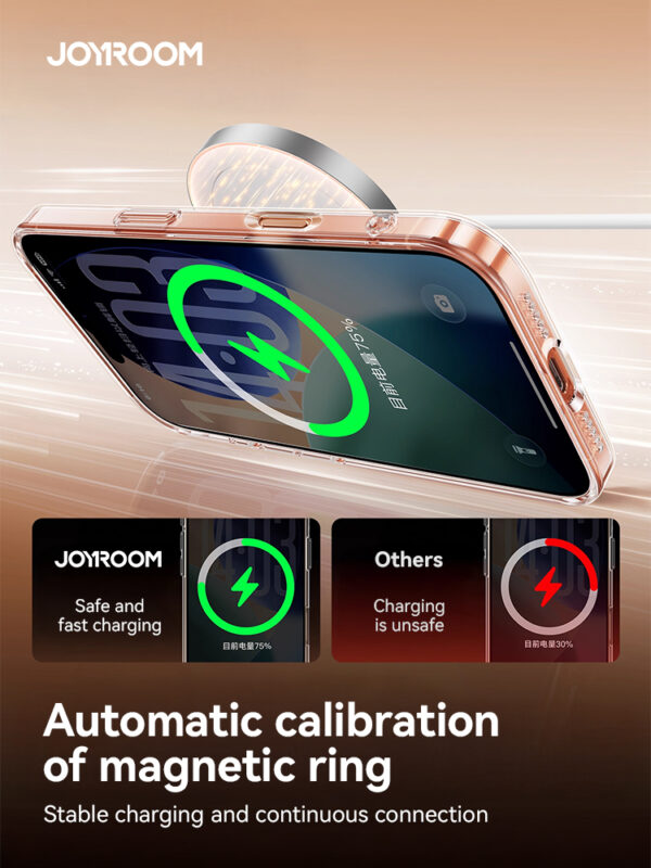 iPhone 17 Crystal Case with Magnetic Auto Calibration