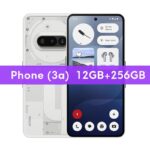 White Nothing Phone 3a 5G with 12GB RAM and 256GB storage front and back