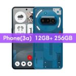 Blue Nothing Phone 3a 5G with 12GB RAM and 256GB storage front and back