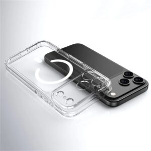 iPhone 17 MagSafe shockproof case – clear design