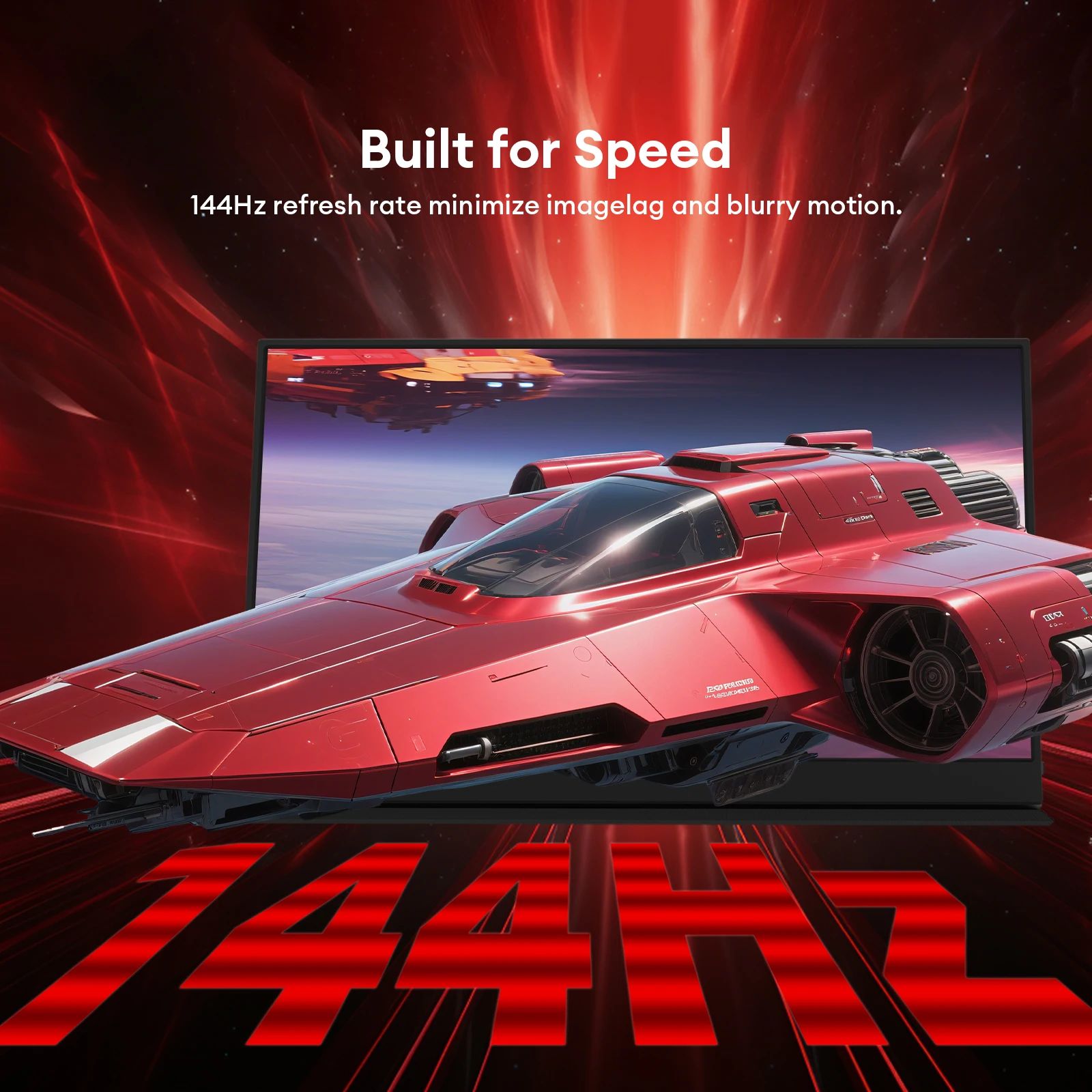 ZEUSLAP P16A portable monitor 144Hz refresh rate ZEUSLAP P16A portable monitor 144Hz refresh rate for smooth gaming