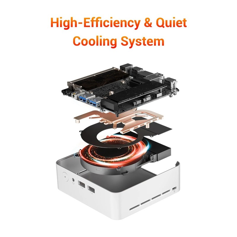 FIREBAT R2 Mini PC cooling system designed for stable performance and low noise