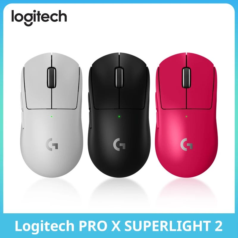 Logitech PRO X SUPERLIGHT 2 wireless gaming mouse lineup