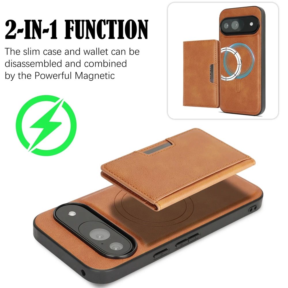 Google Pixel wallet case front view