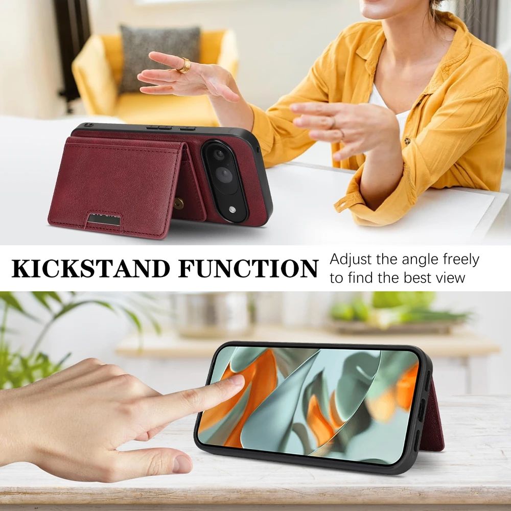 Google Pixel wallet case card slot view