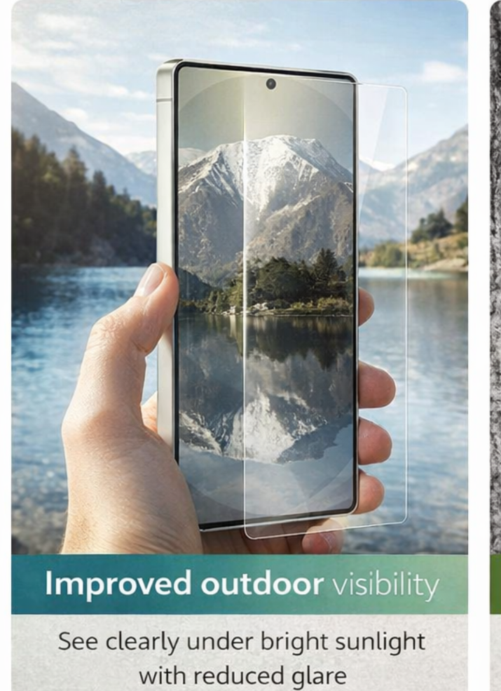 S25 Ultra anti-reflecting film improved outdoor visibility