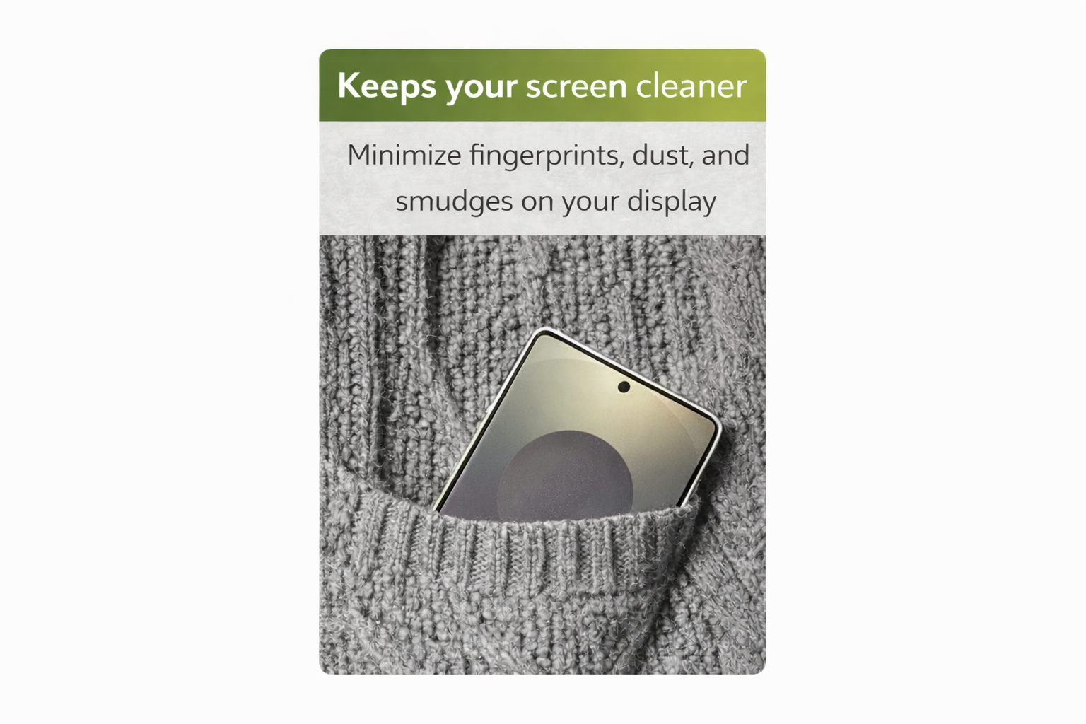 S25 Ultra anti-reflecting film keeps screen cleaner fewer fingerprints