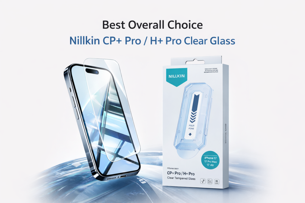 Best Nillkin iPhone 17 screen protector