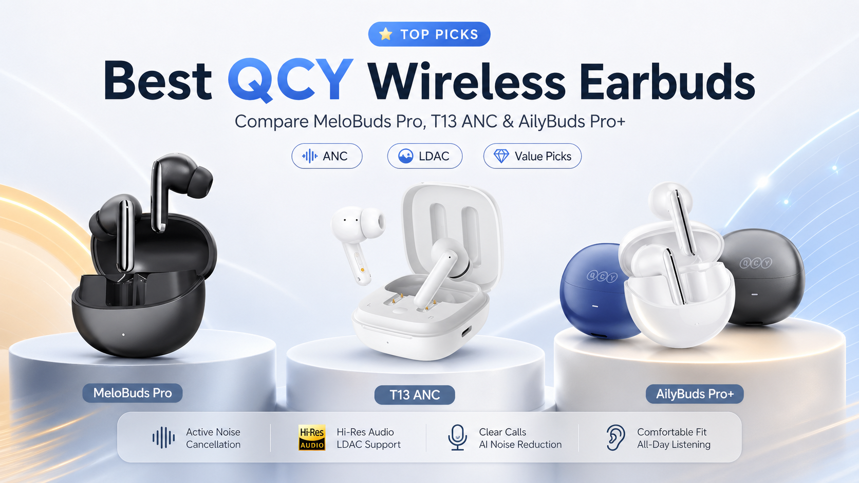 Best QCY wireless earbuds comparison
